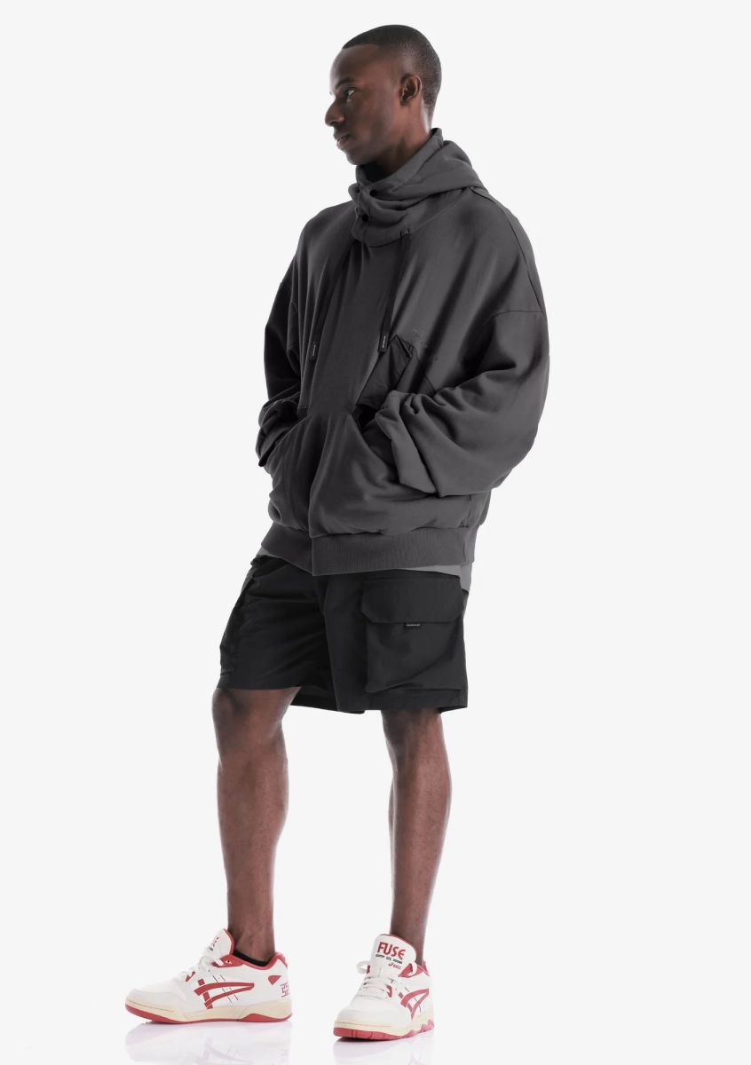 Пуловер-худи KRAKATAU, цвет: темно-серый, Fu122-2 купить онлайн