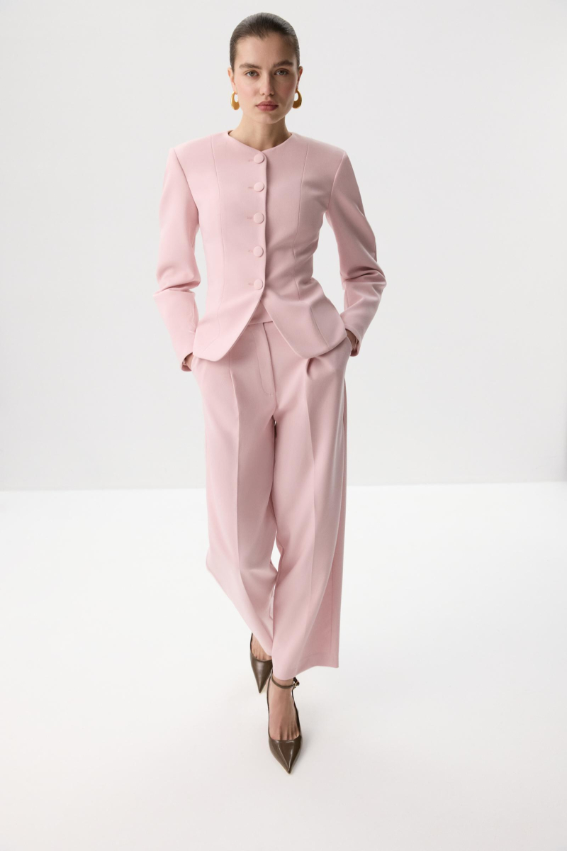 Брюки О-силуэта Charmstore, цвет: розовый, 101-461103-221 купить онлайн