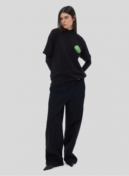 Футболка ZNY LIME LOGO ZNY, цвет: Черный, T-LIMELOGOSS25-BLK купить онлайн