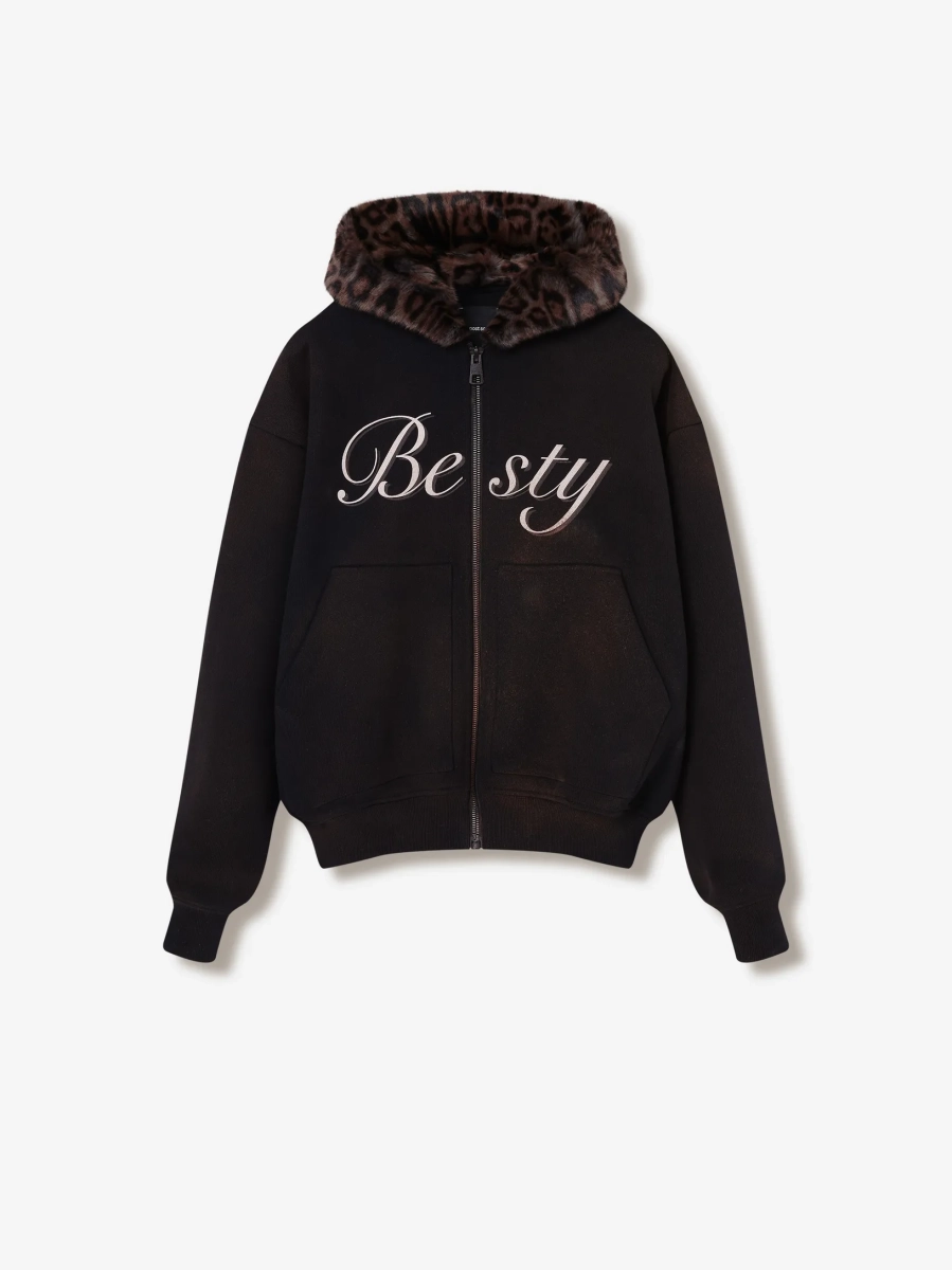 Худи на молнии с принтом POST POST SCRIPTUM, цвет: Черный, 1105.000.00.01.001 купить онлайн