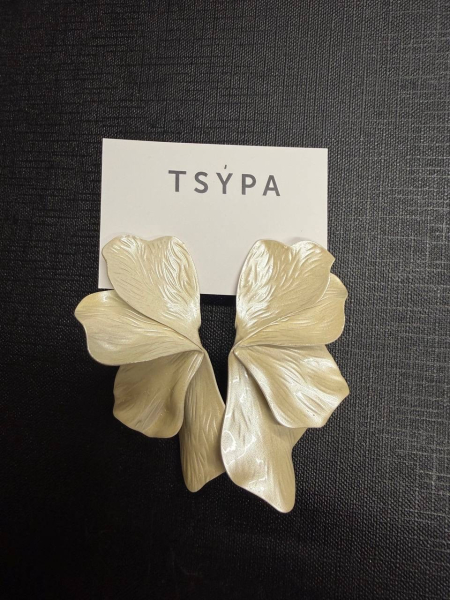 Серьги «Белый цветок» TSYPA TSYPA26-0138 купить онлайн