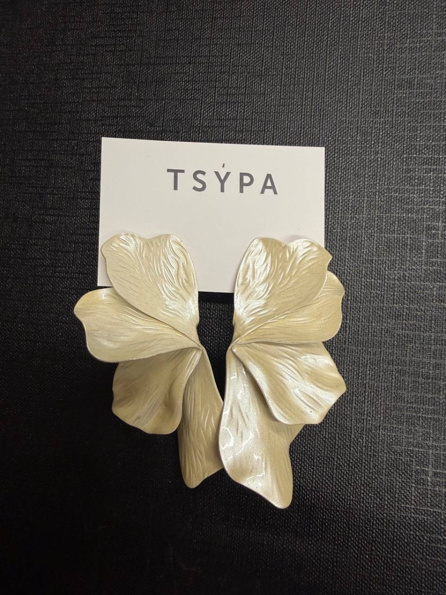 Серьги «Белый цветок» TSYPA TSYPA26-0138 купить онлайн