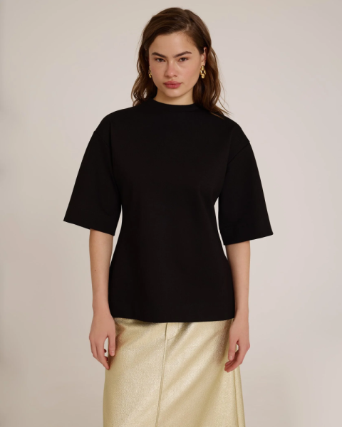 Блуза из джерси BLACK