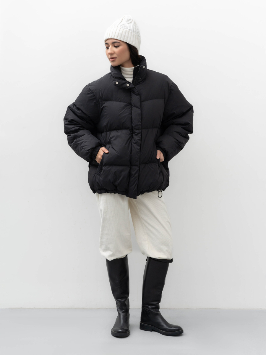 Пуховик Base TRES, цвет: Черный, НФ-00002438 купить онлайн
