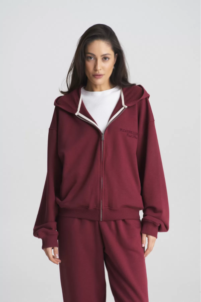 Худи ZIP Wine