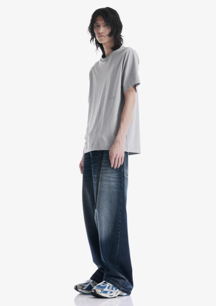 Футболка с рукописным тональным логотипом KRAKATAU, цвет: Светло-серый, Tm141-3 купить онлайн