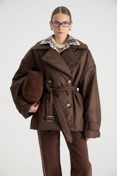 Тренч утепленный mini