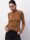 Водолазка из 100% шерсти мериноса PAPAYA, цвет: кэмел FW2407TU95HN |новая коллекция купить онлайн