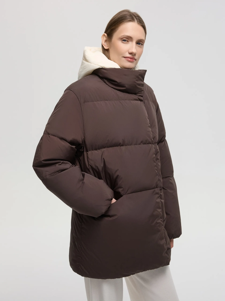 Пуховик RUTH ANNA PEKUN, цвет: коричневый, 12.2572.700 купить онлайн