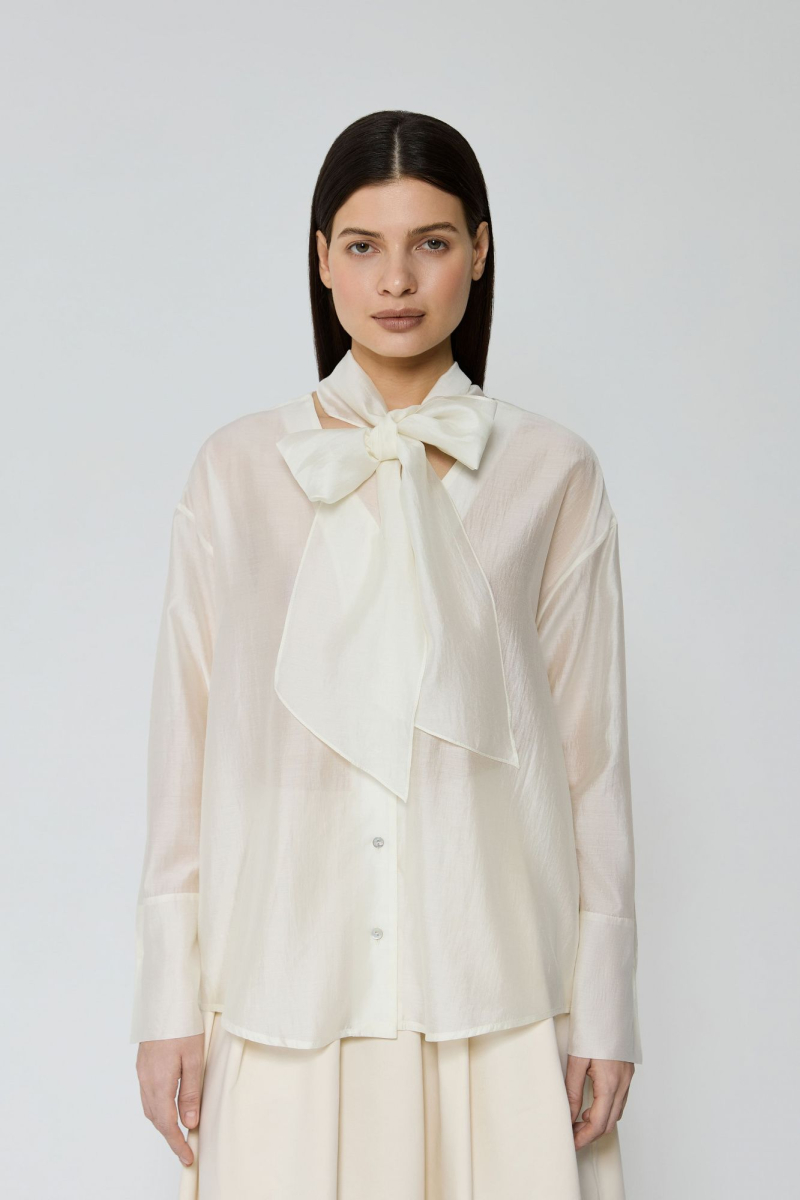 Блуза из вуали