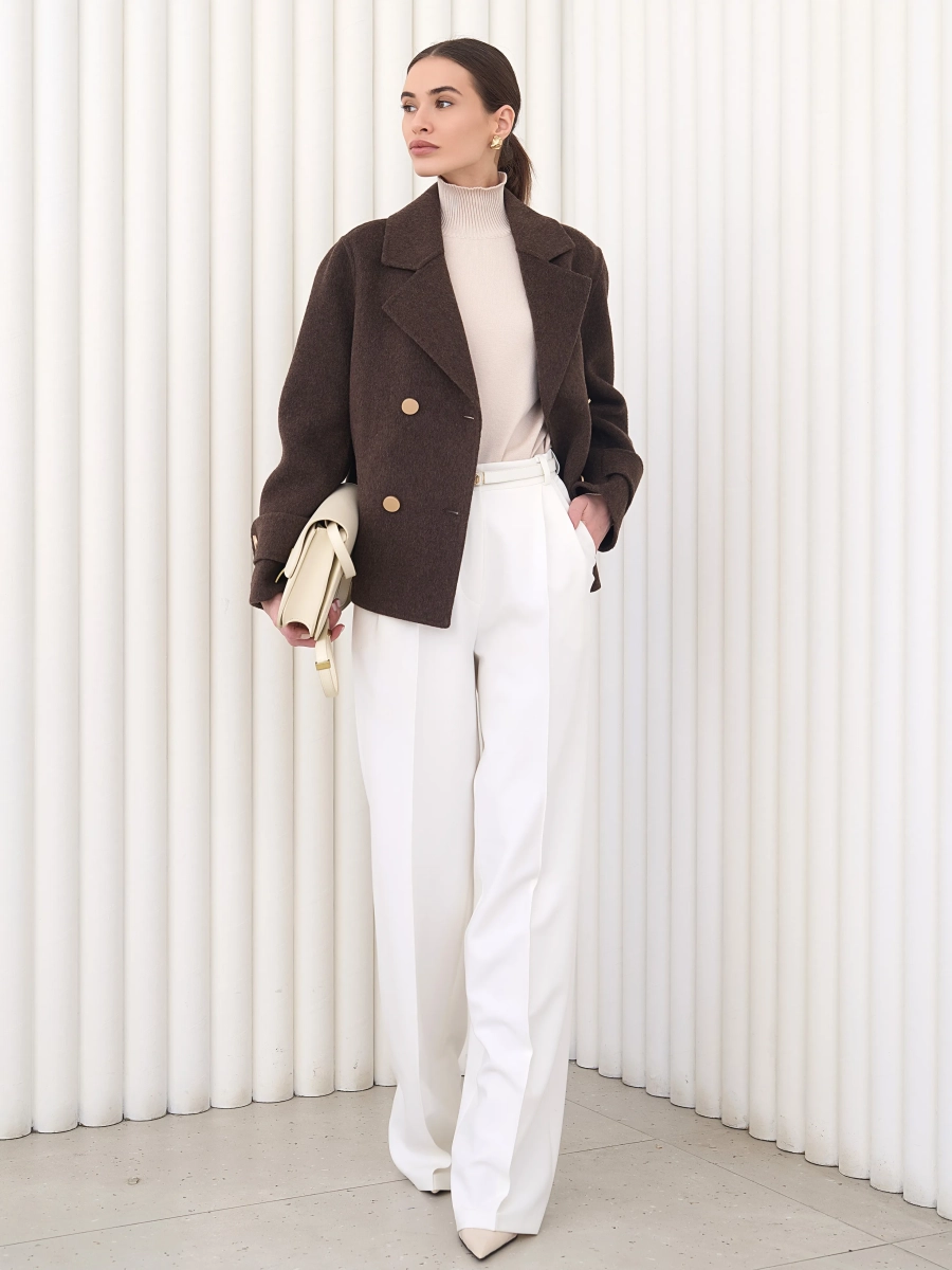 Пальто-жакет I.B.W., цвет: коричневый, CO019 купить онлайн