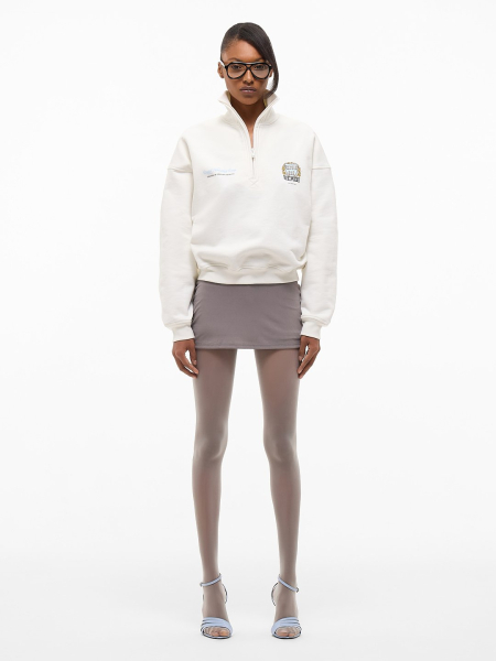 Свитшот с молнией "Истина" FRHT&OUT OF REACH, цвет: молочный, SWVRTMLK купить онлайн