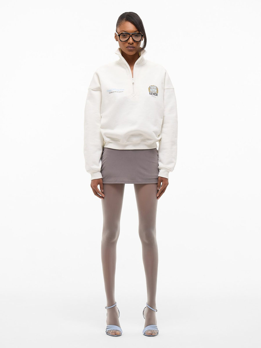 Свитшот с молнией "Истина" FRHT&OUT OF REACH, цвет: молочный, SWVRTMLK купить онлайн