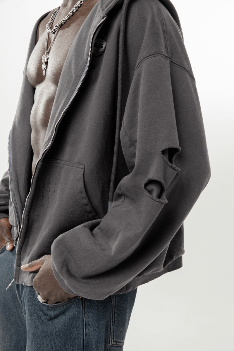 Худи на молнии Zip-hoodies types, цвет: серый  |новая коллекция купить онлайн