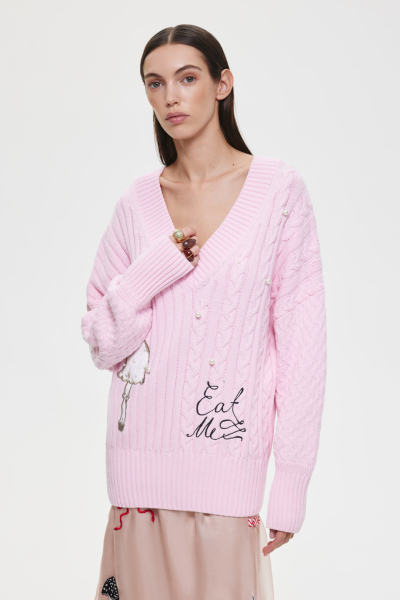 Джемпер DREAMS BY ALENA AKHMADULLINA, цвет: розовый, 225104140304462/410000 купить онлайн