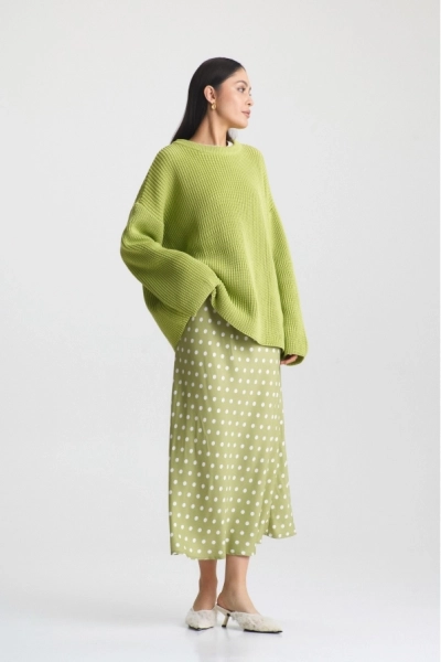Юбка "Горошек" Green Erist store, цвет: зеленый, НФ-00001916 купить онлайн
