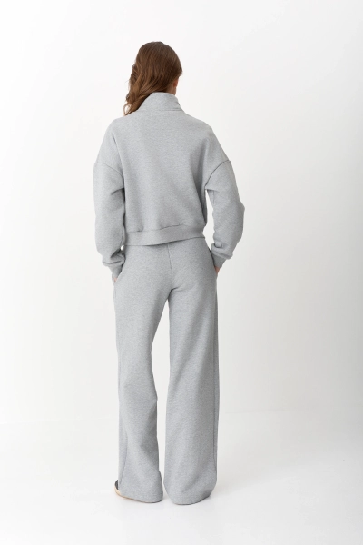 Брюки утепленные Ricoco, цвет: серый меланж, 6098/2 купить онлайн