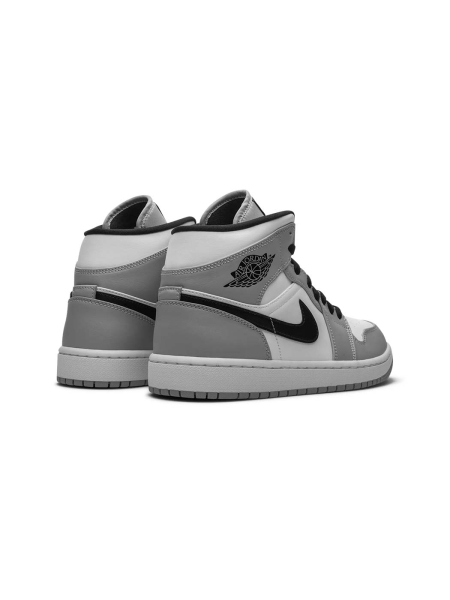 Кроссовки Nike Air Jordan 1 Mid Light Smoke shvetsov store, цвет: grey 554724-092 купить онлайн