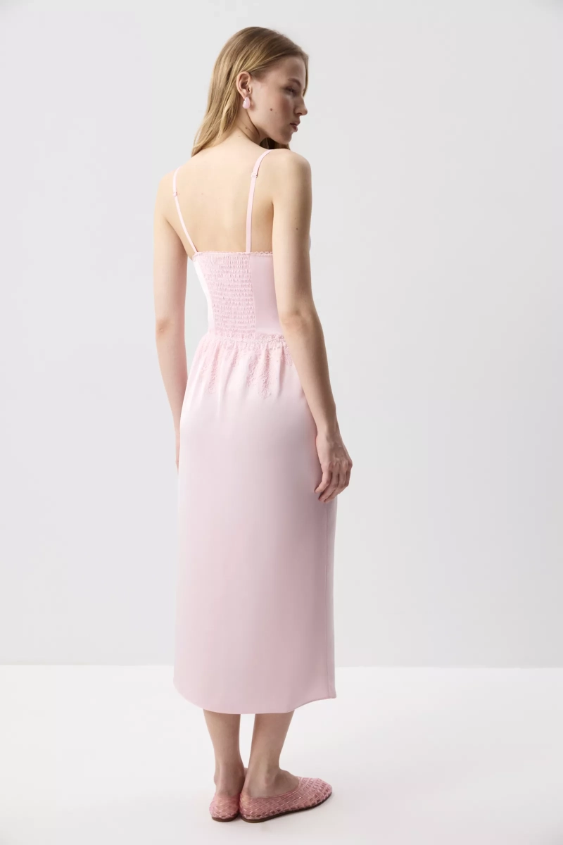 Боди из сатина Charmstore, цвет: нежно-розовый, 103-40560-236 купить онлайн