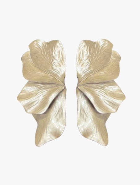 Серьги «Белый цветок»