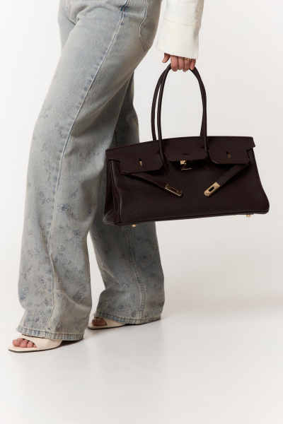 Сумка Кэнди большая brand salad, цвет: темно-коричневый J-704-PHR 8125 купить онлайн