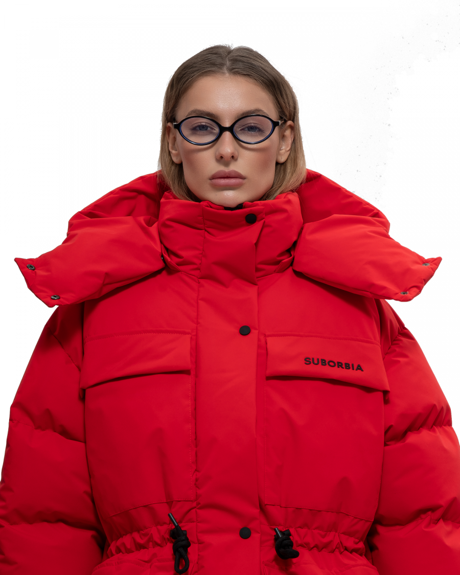 Пуховик OUR Suborbia, цвет: RED, 04114 купить онлайн