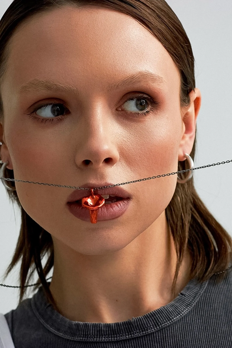 Серебряное колье «Лисичка» SBLESKOM, цвет: серебро, 51841 купить онлайн