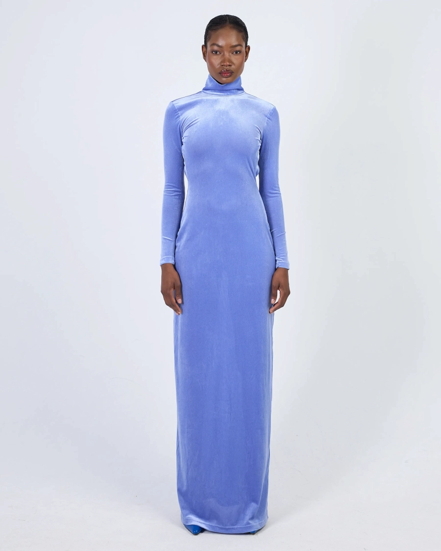 Платье VELVET MAXI VIOLET