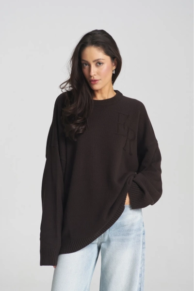 Джемпер Cotton ER Choco Erist store, цвет: шоколадный, НФ-00002295 купить онлайн