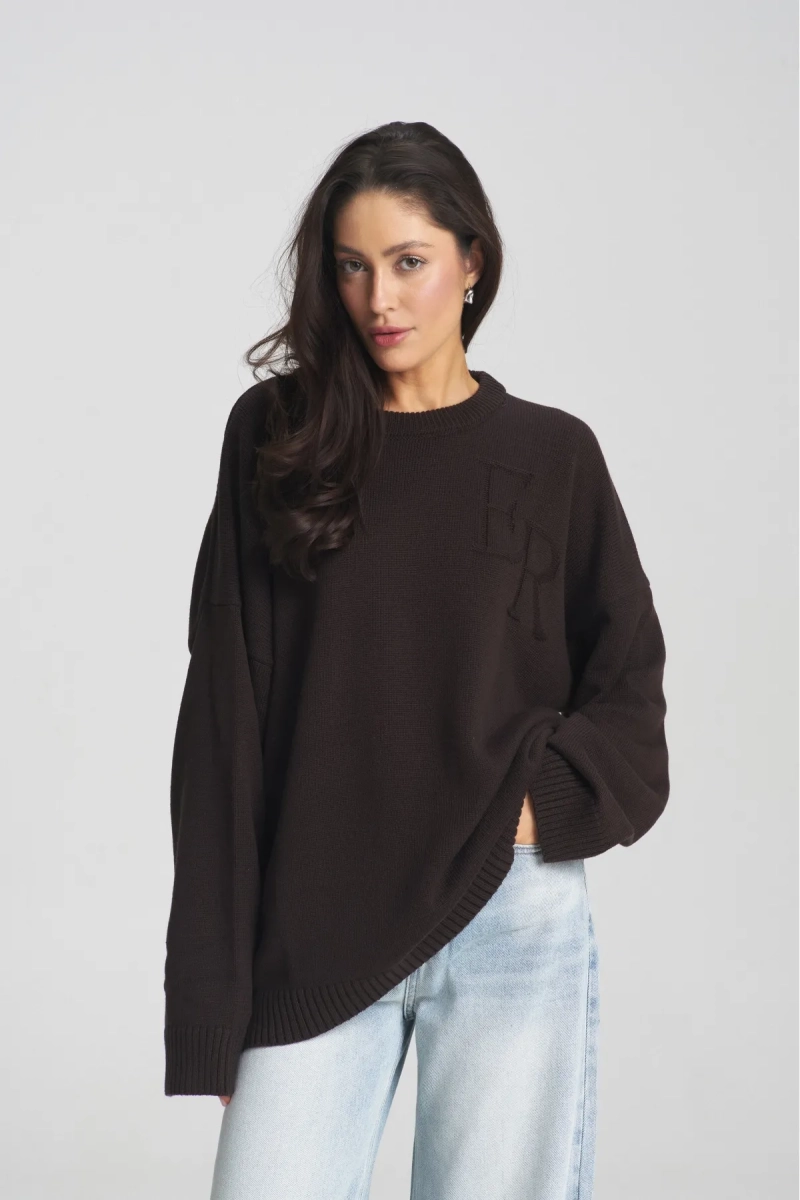 Джемпер Cotton ER Choco Erist store, цвет: шоколадный, НФ-00002295 купить онлайн