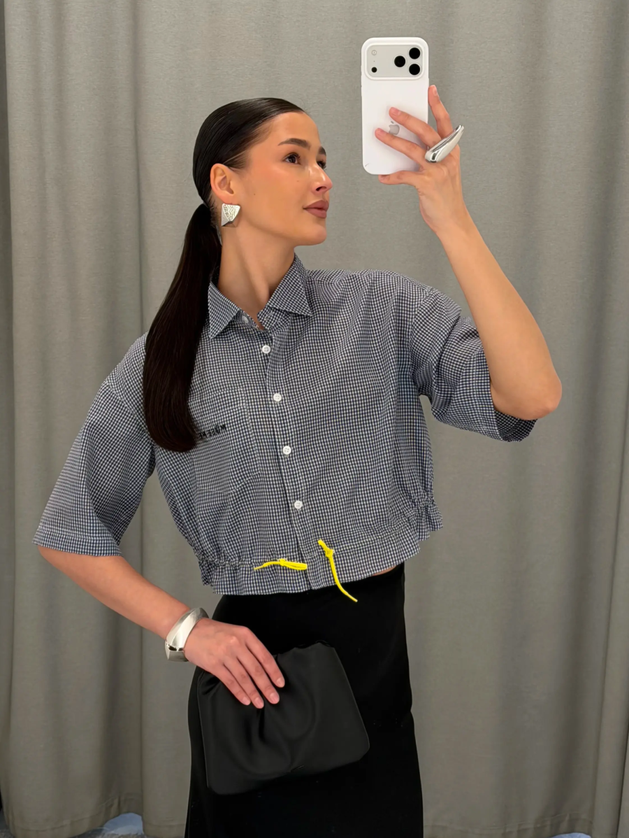 Укороченная рубашка