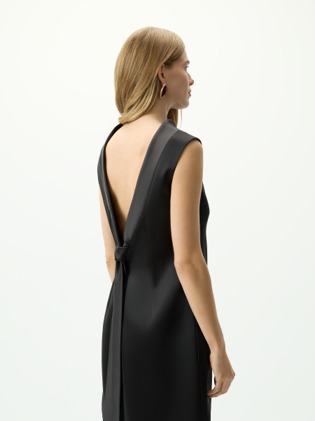 Коктейльное платье с контрастной подкладкой Conso, цвет: Черный, PD 250967 - черный купить онлайн
