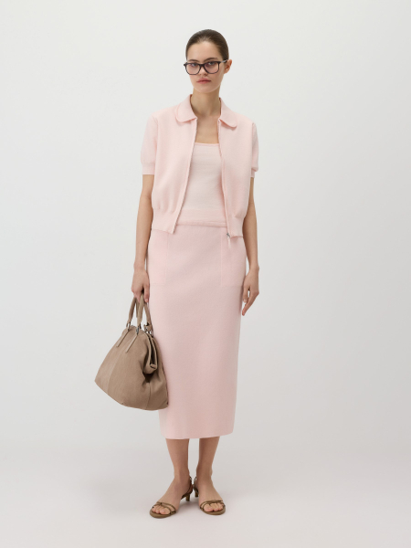 Кардиган на молнии Conso, цвет: розовый, KCS 260709 - светло-розовый купить онлайн