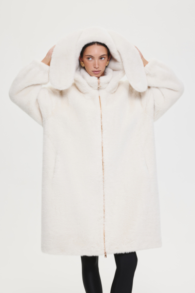 Утепленное пальто DREAMS BY ALENA AKHMADULLINA, цвет: молочный, 225101020204265/113000 купить онлайн