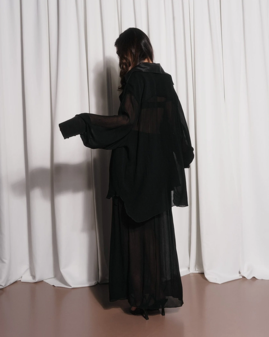 Рубашка BLACK MIRAGE YONS, цвет: Черный, YO-774 купить онлайн