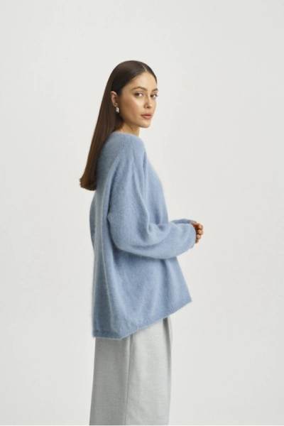 Джемпер Mink Wool Blue Erist store, цвет: синий, НФ-00001053 купить онлайн