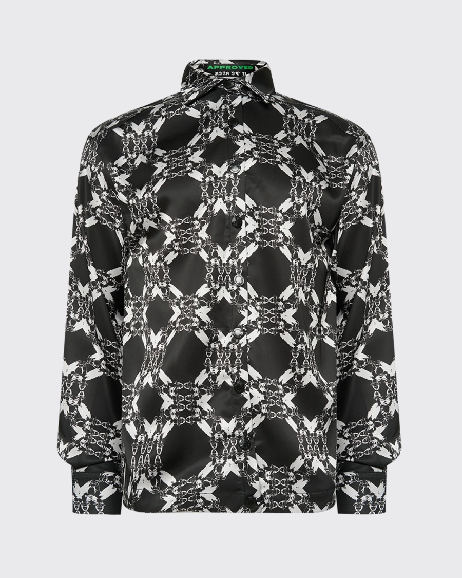 Сорочка SATIN PATTERN GRAY ASIA ST 71, цвет: серый, Ast71.shirt-satin-pattern-gr купить онлайн