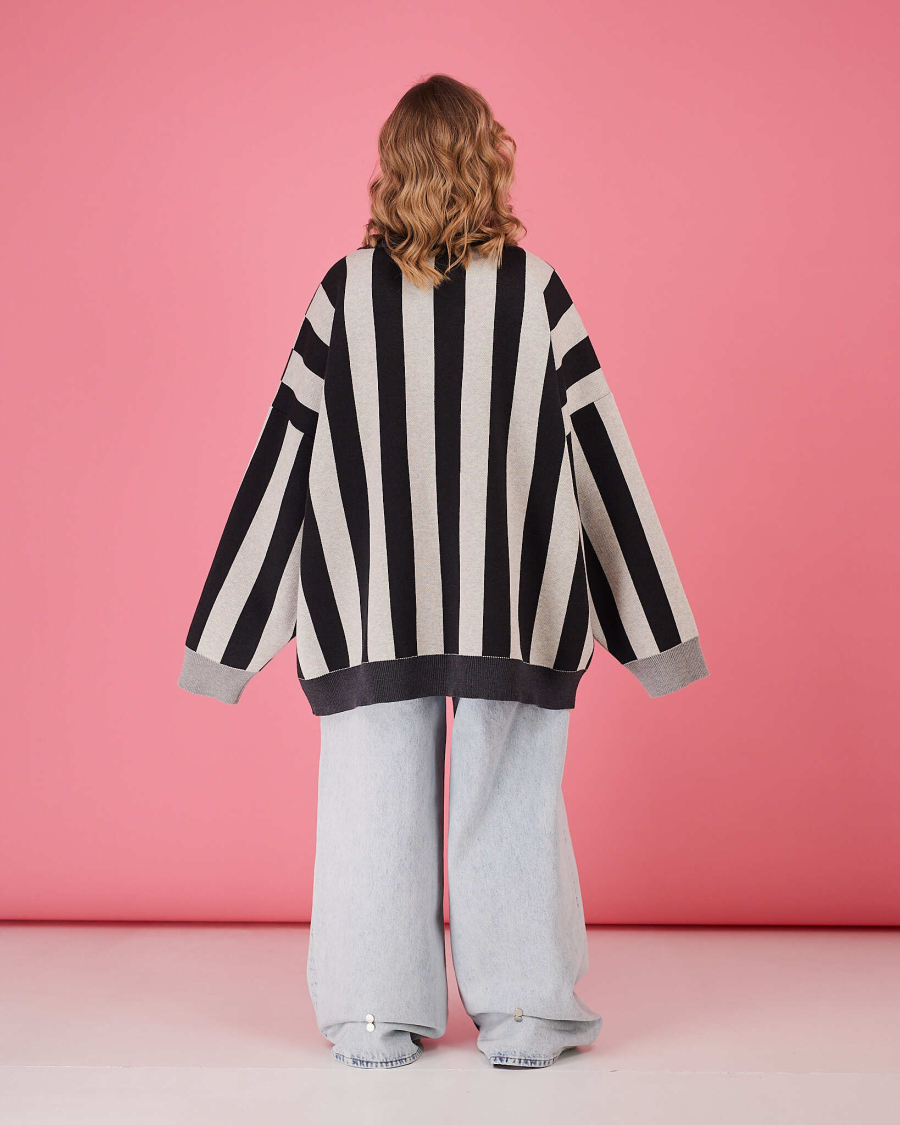 Свитер Разбитый район TABOO, цвет: серый, SVdistrict#2 купить онлайн