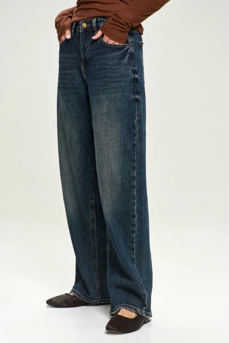 Джинсы BAGGY Dark Blue Erist store, цвет: синий, НФ-00002854 купить онлайн