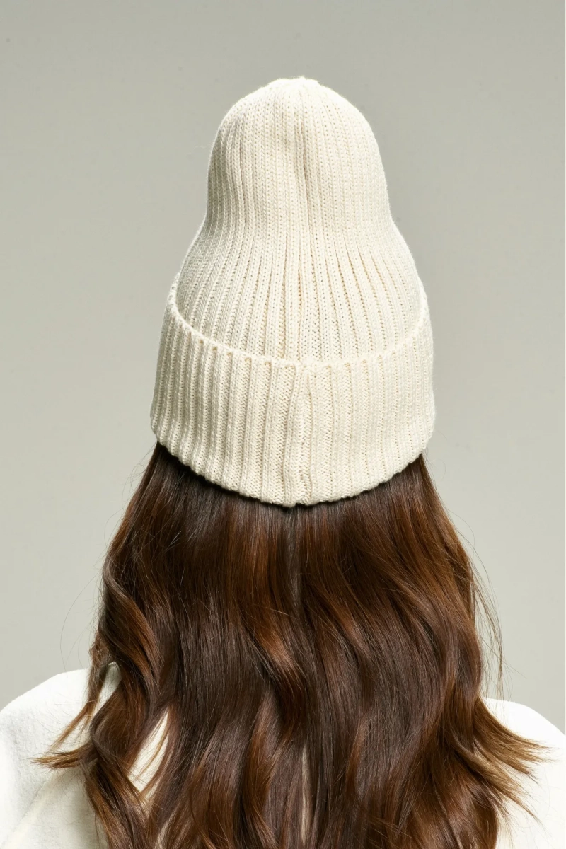 Шапка из хлопка Milk Erist store, цвет: молочный НФ-00002851 купить онлайн