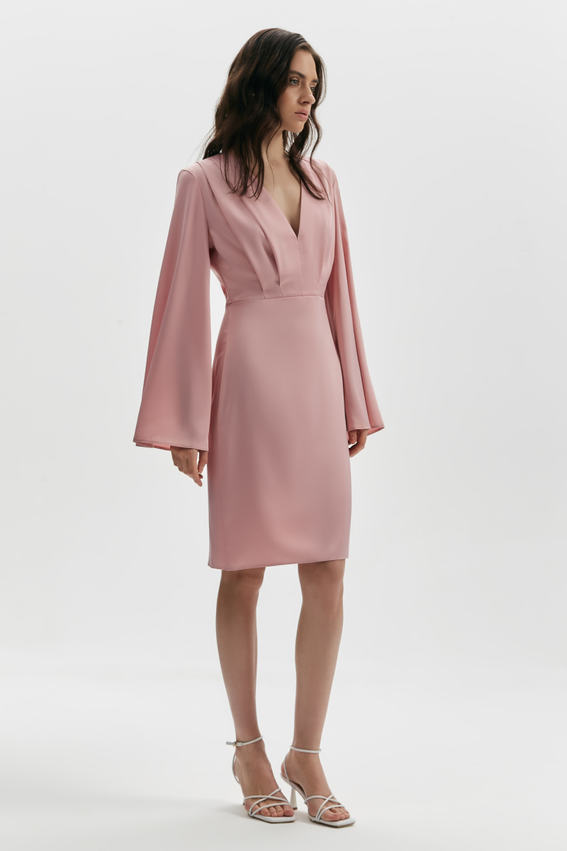 Платье с V-образным вырезом Mollis, цвет: розовый, 14-09-2939/2 купить онлайн