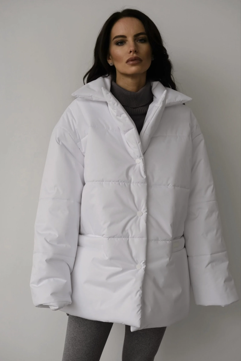 Пуховик SOFT MINI, цвет: белый, НФ-00000448 купить онлайн