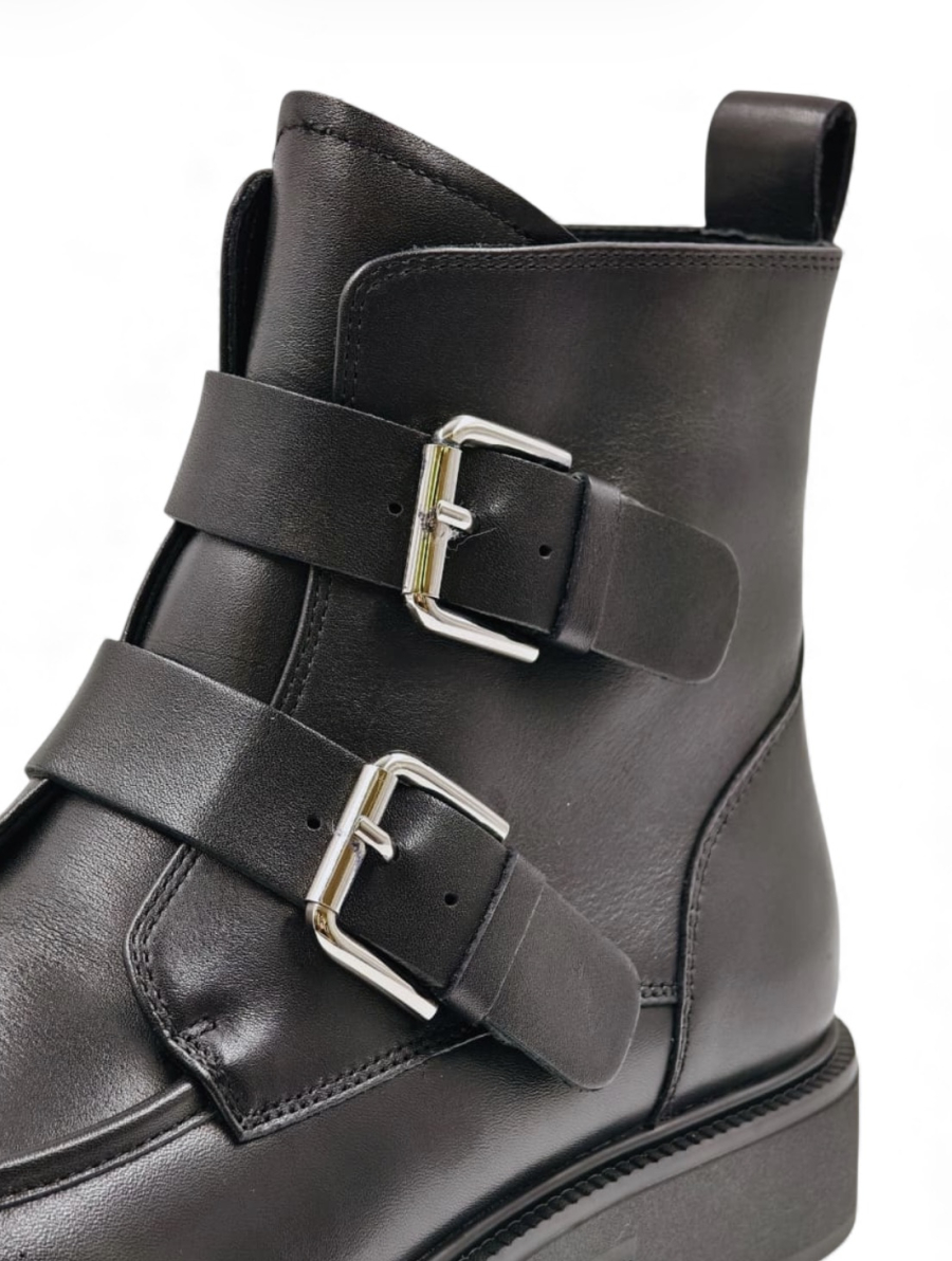 Ботинки зимние из натуральной кожи GRANDERA, цвет: Черный 2628-y5m01-1 (883) купить онлайн