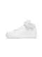 Кроссовки женские Nike AIr Force 1 Mid "Triple White" NKDADDYS SNEAKERS, цвет: белый DD9625-100 купить онлайн