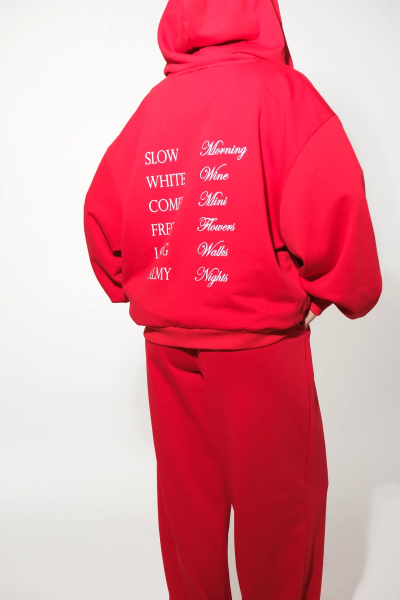 Худи Life MINI, цвет: красный, НФ-00000145 купить онлайн