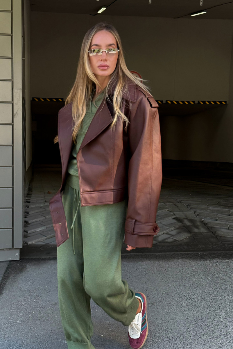 Косуха из экокожи ULLA & LABEL .B