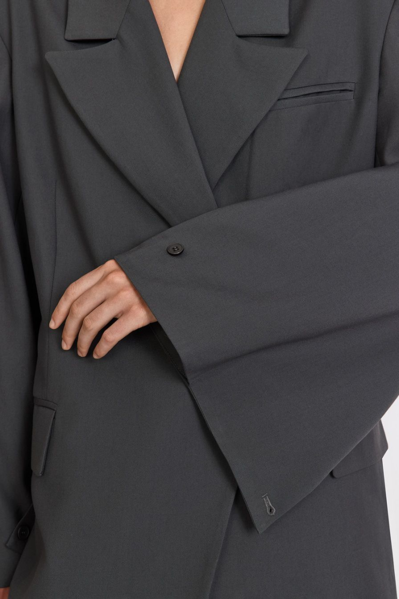 Жакет со складками на рукавах TOPTOP, цвет: серый, TT.060.17760.800 купить онлайн