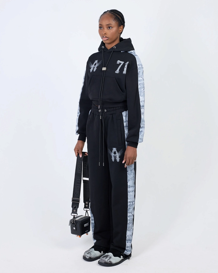 Джоггеры с лампасами ASIA ST 71, цвет: Черный, Ast71.jogg-flying-black купить онлайн