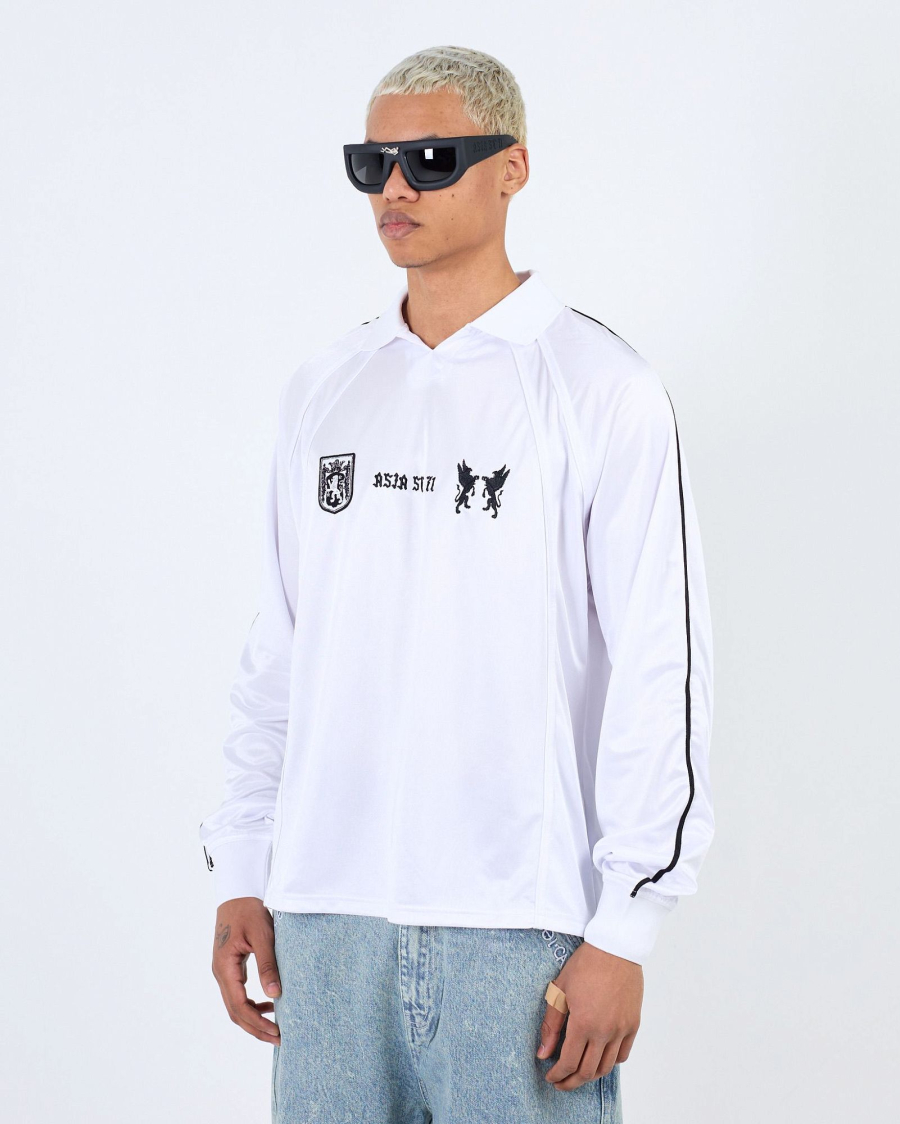 Лонгслив JERSEY LION POLO WHITE ASIA ST 71, цвет: белый, Ast71.lsleeve-jersey-lion-wh купить онлайн