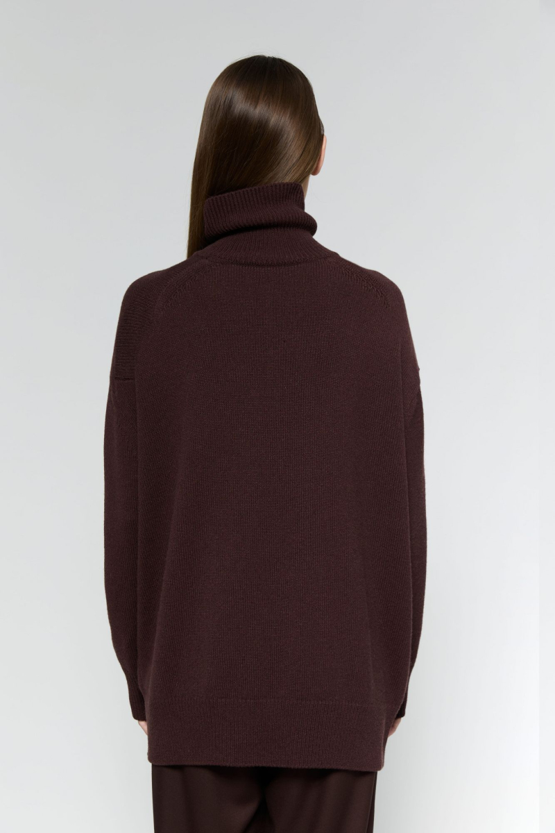 Свитер из смесового кашемира AROUND, цвет: портвейн, 2111_12C21OS1 купить онлайн